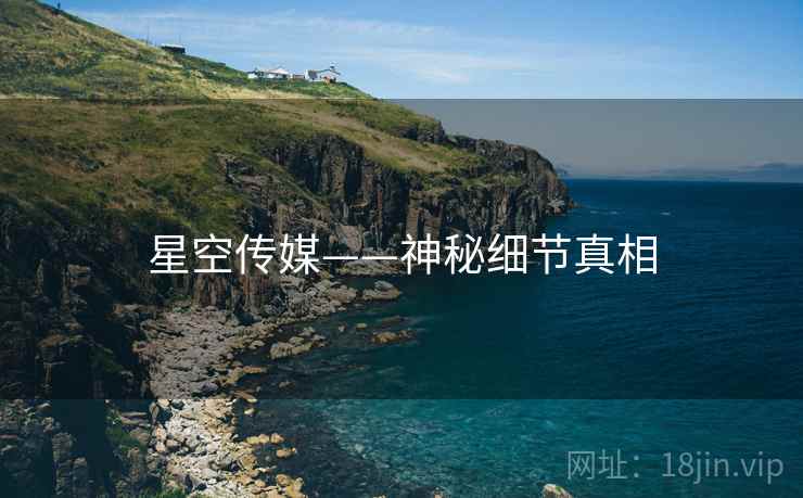 星空传媒——神秘细节真相